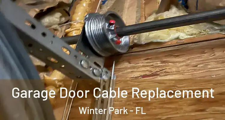  Garage Door Cable Replacement Winter Park - FL