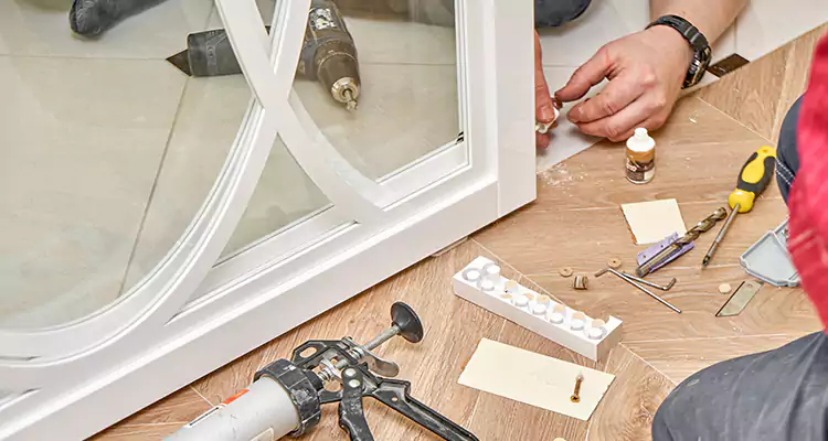 Interior Patio Door Casing Repair in Winter Park, FL